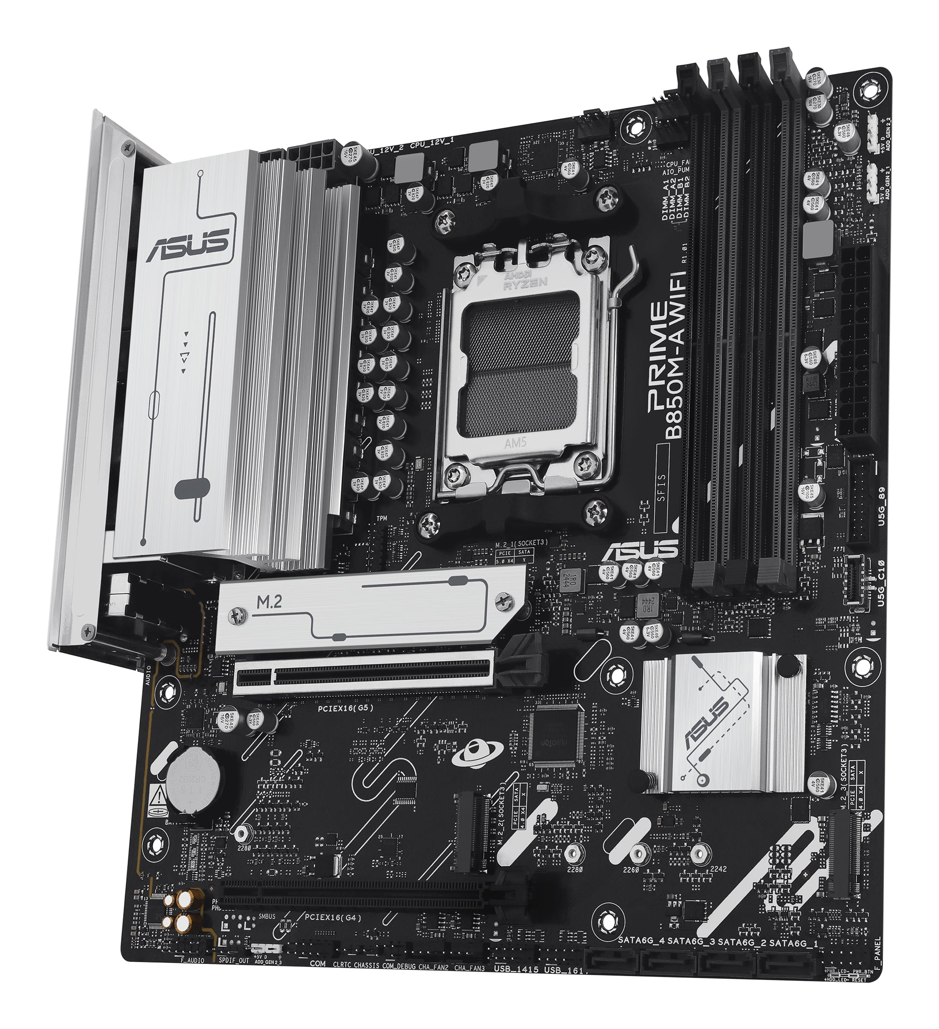 ASUS PRIME B850M-A WIFI-CSM Motherboard (mATX, Wi‑Fi) - Image 4