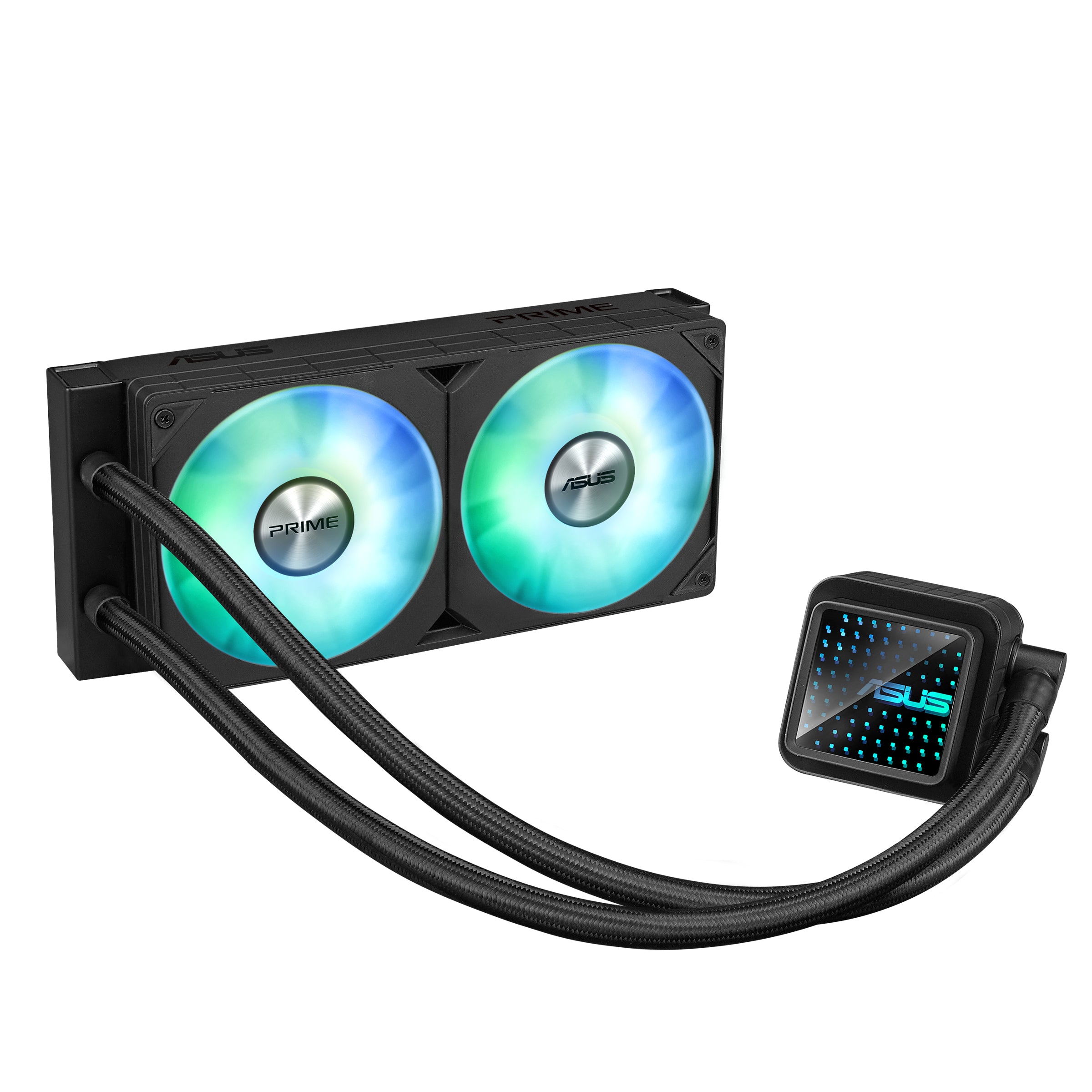 ASUS PRIME LC 240 ARGB AIO CPU Cooler - 2-in-1 Fan - Image 1