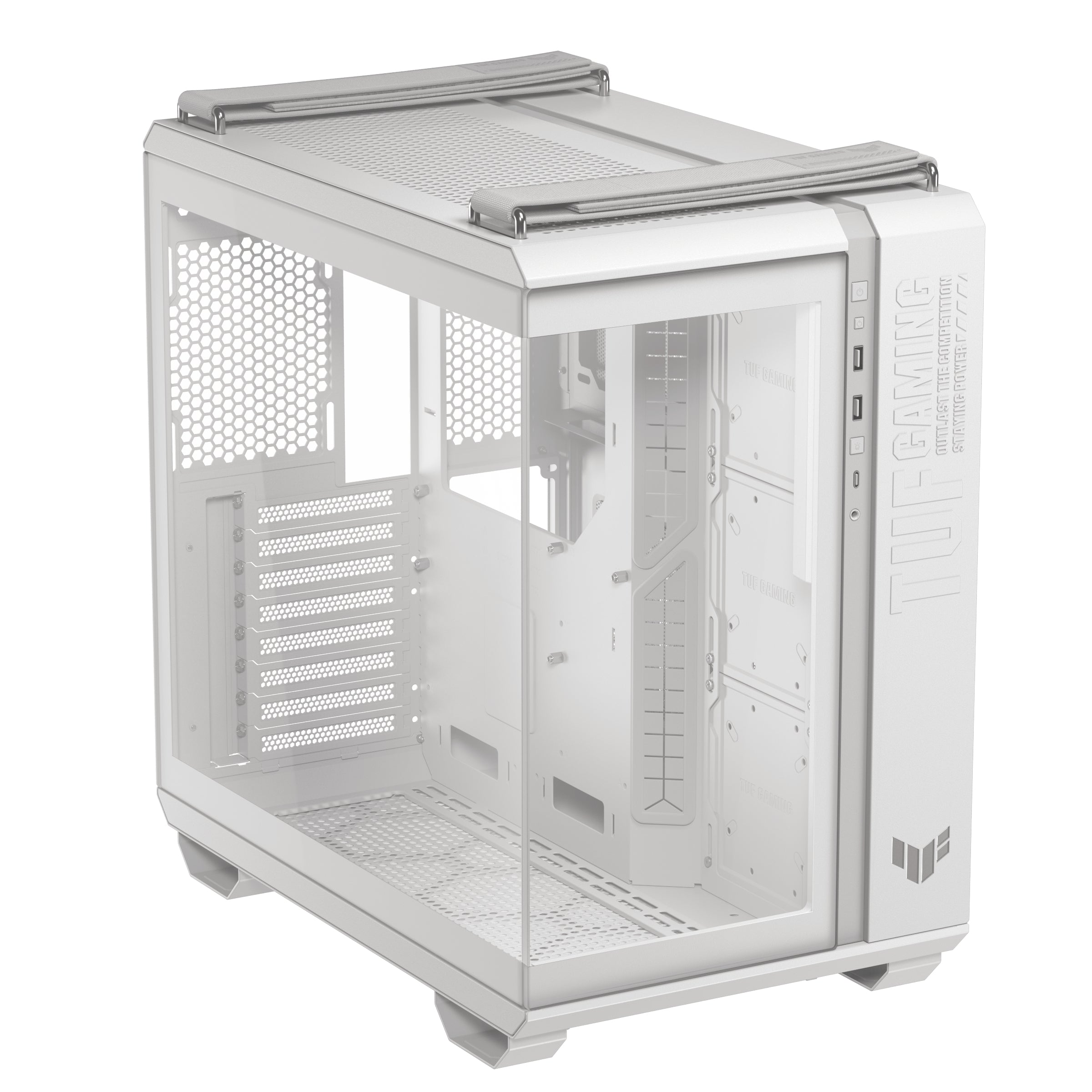 ASUS TUF Gaming GT502 Horizon White PC Chassis - TUF Edition - Image 4