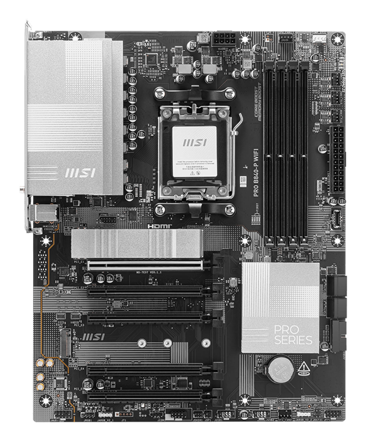 MSI PRO B840-P WIFI Motherboard - PRO Series with Wi-Fi - Image 2
