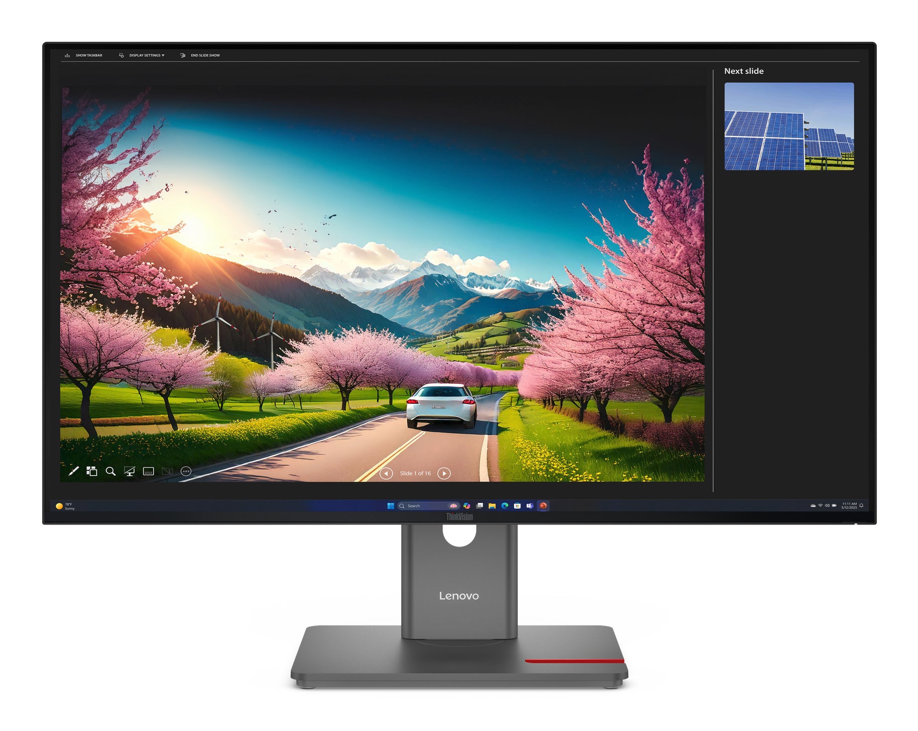 Lenovo ThinkVision P32UD-40 31.5in 4K IPS Thunderbolt 4 Monitor - Image 1