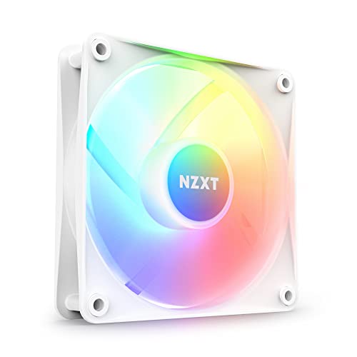 NZXT F120RGB 120mm RGB Case Fan — Single Pack (White) - Image 3