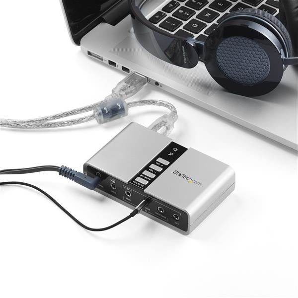 StarTech 7.1 USB External Sound Card with S/PDIF Output - Image 4