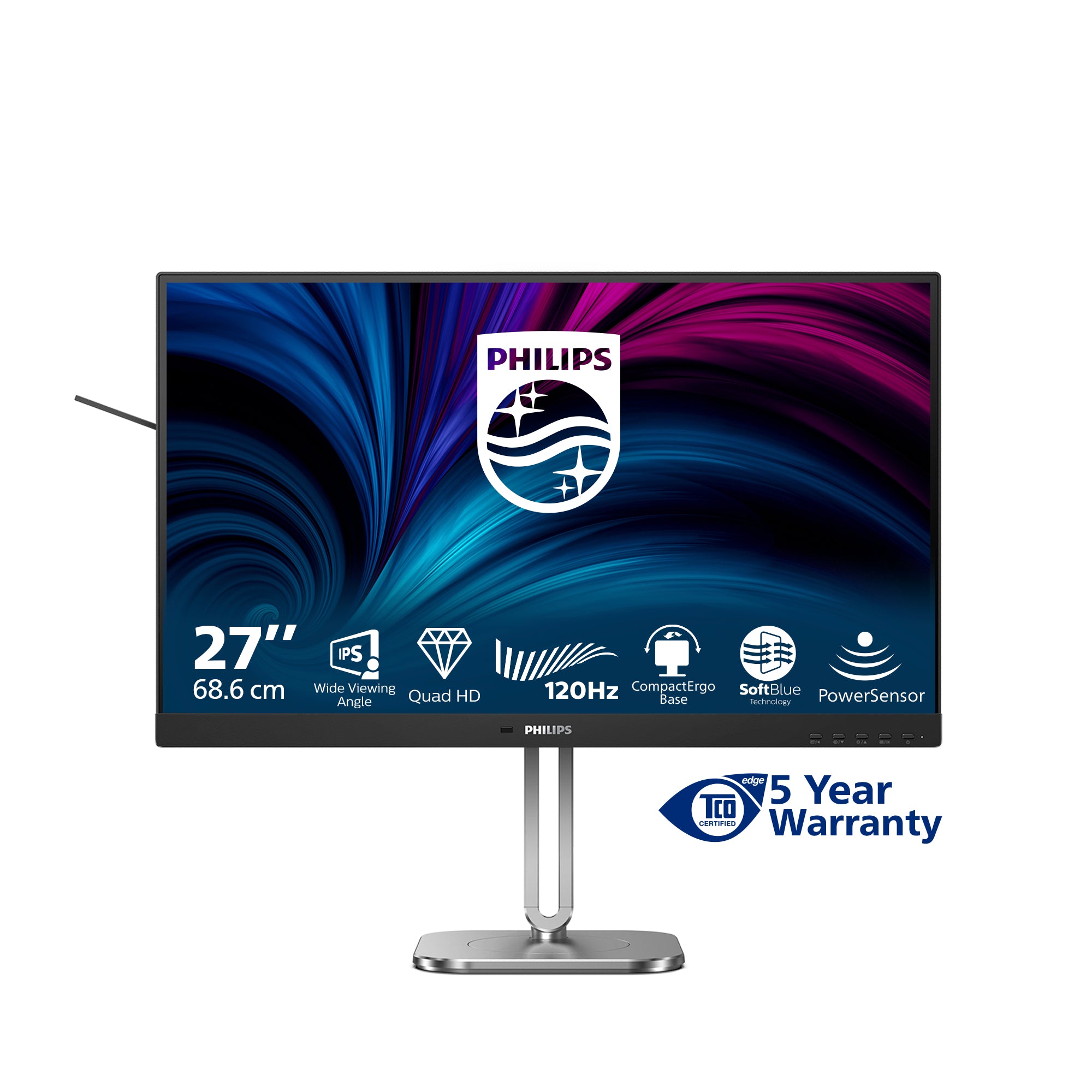 Philips 27B2N4500 27" QHD 120Hz IPS Business Monitor - Image 3