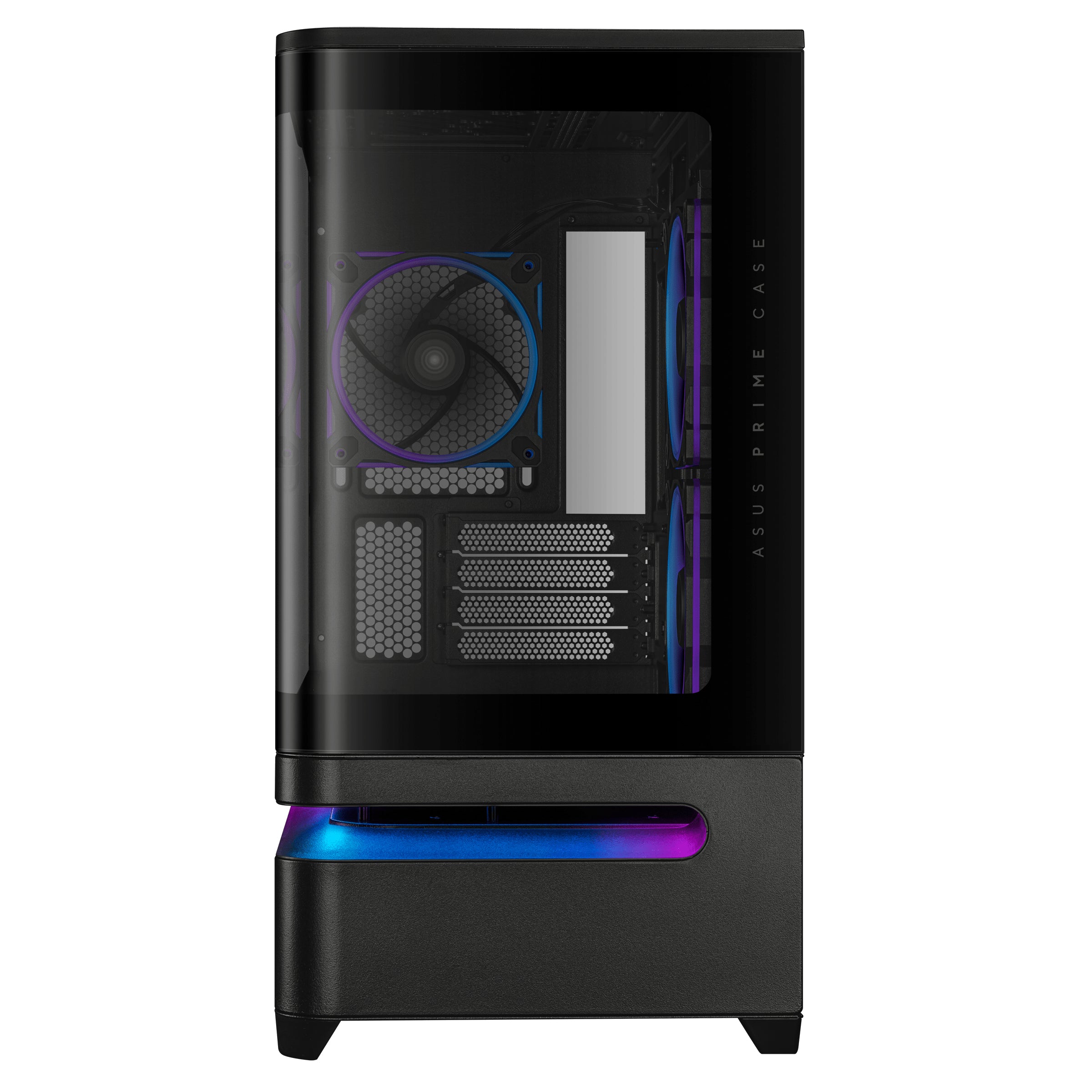 ASUS Prime AP202 MicroATX Tempered Glass ARGB Case - Black - Image 4