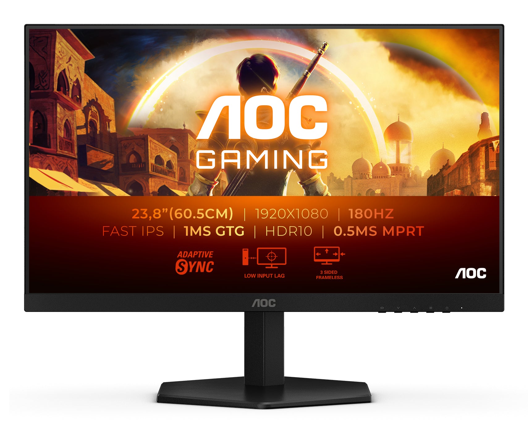 AOC 24G42E 23.8" FHD 180Hz 1ms IPS Gaming Monitor - Image 1
