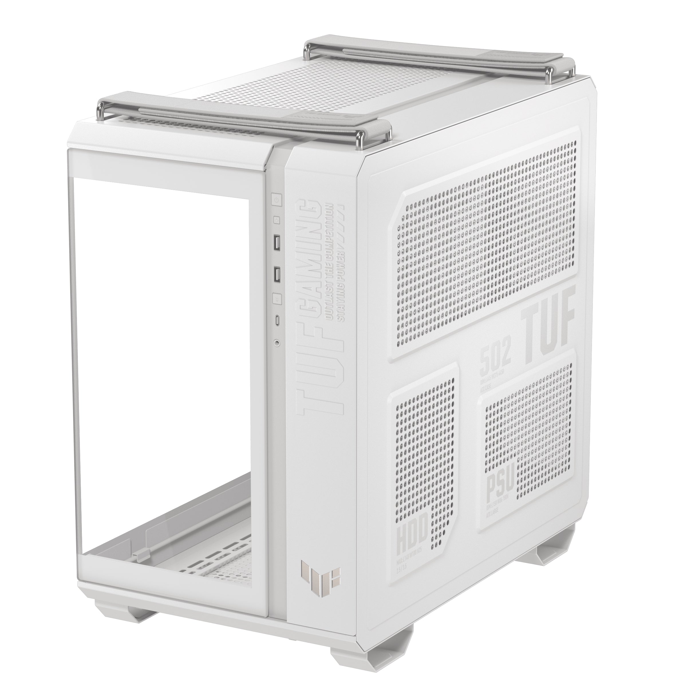 ASUS TUF Gaming GT502 Horizon White PC Chassis - TUF Edition - Image 5