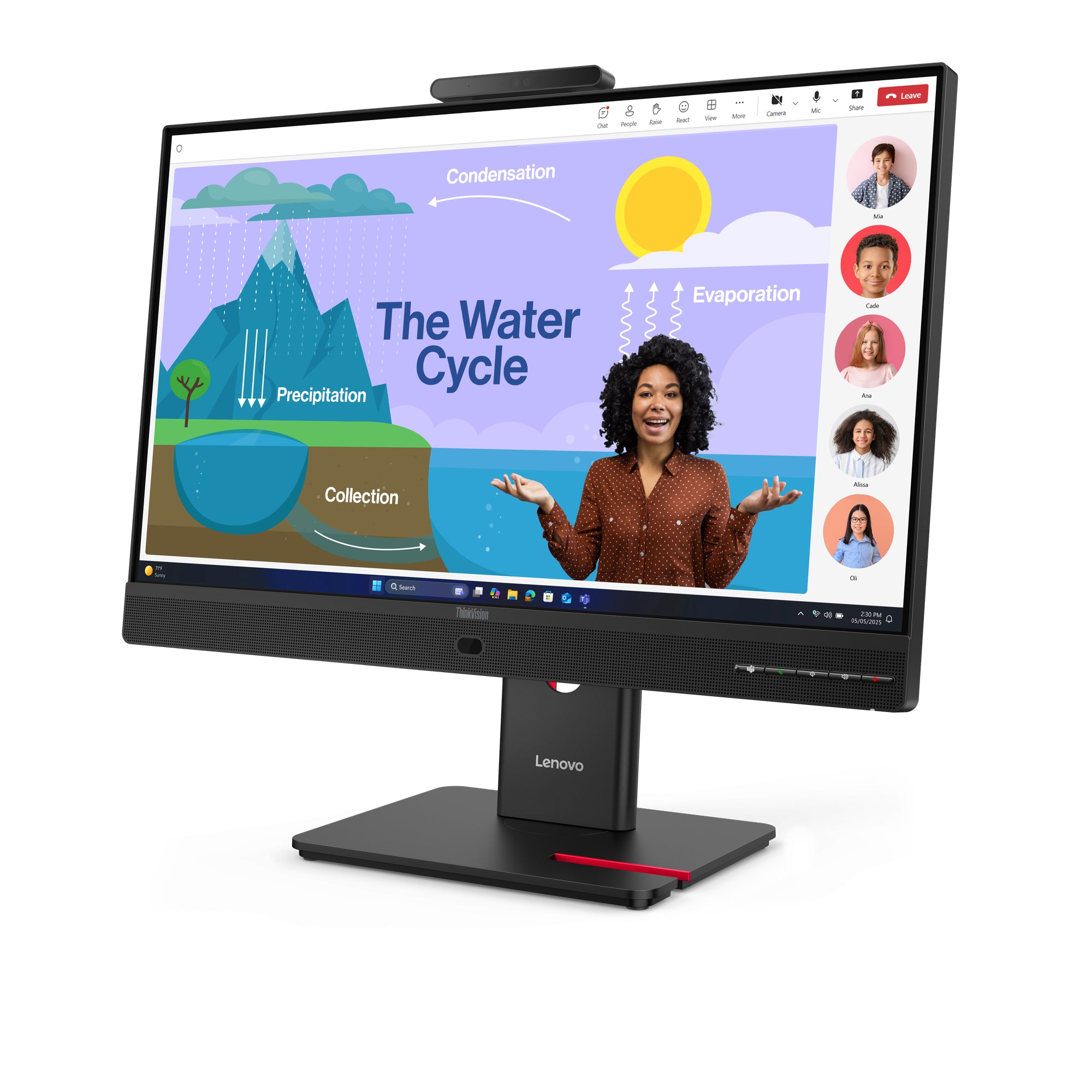 Lenovo ThinkVision T24D-4v 23.8in FHD IPS USB-C Monitor - Image 2