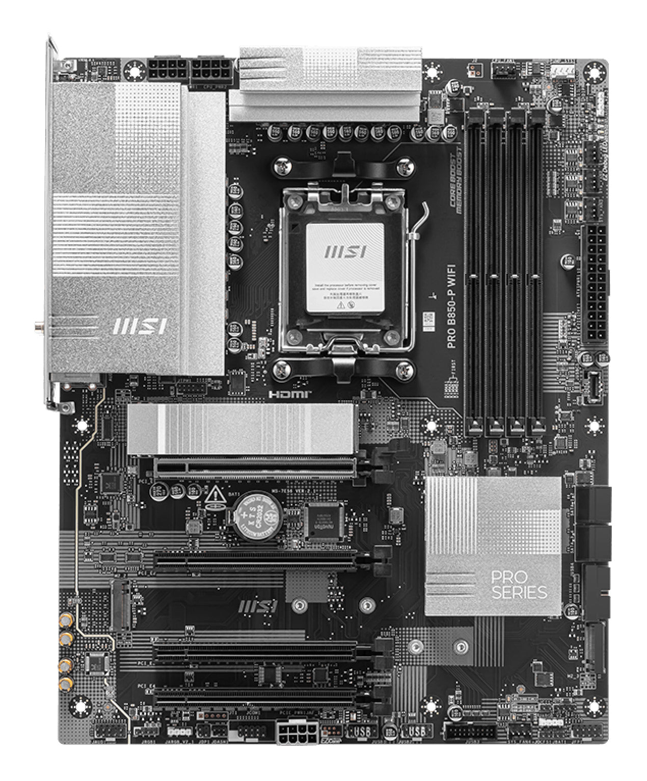 MSI PRO B850-P WIFI Motherboard — Business Desktop Wi-Fi - Image 2