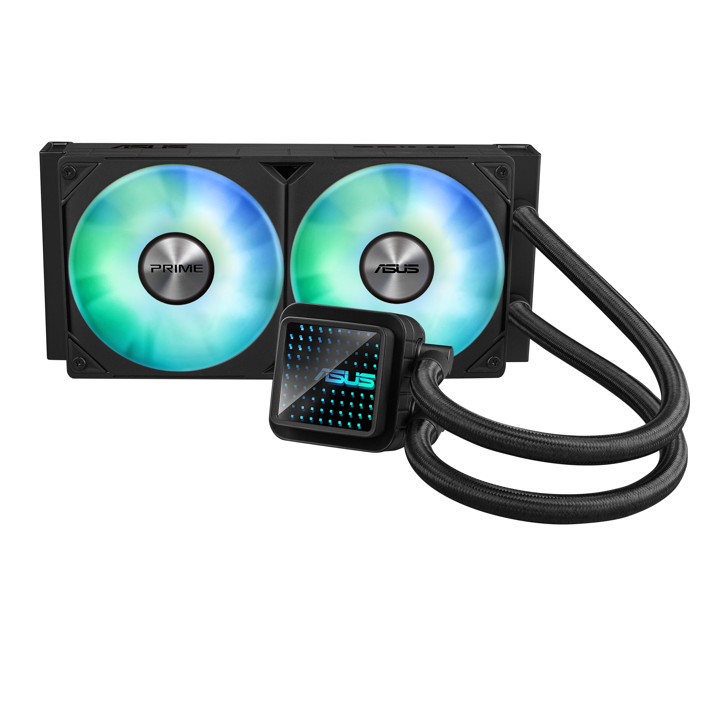 ASUS PRIME LC 240 ARGB AIO CPU Cooler - 2-in-1 Fan - Image 2