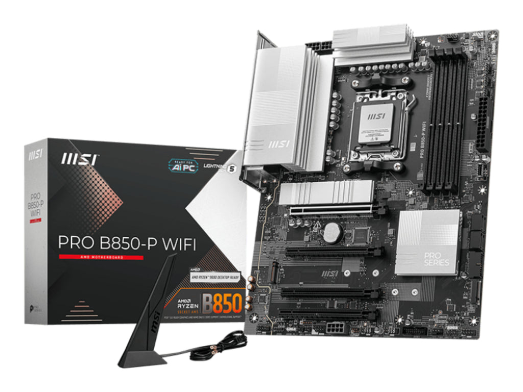 MSI PRO B850-P WIFI Motherboard — Business Desktop Wi-Fi - Image 1