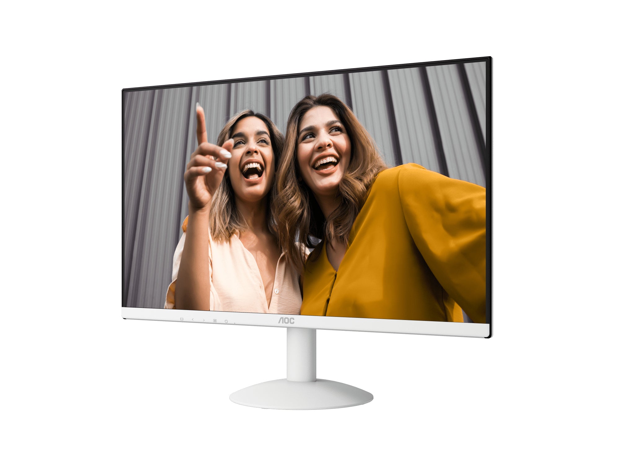 AOC 23.8" 24B30H2 White FHD IPS Monitor — 120Hz 1ms - Image 3