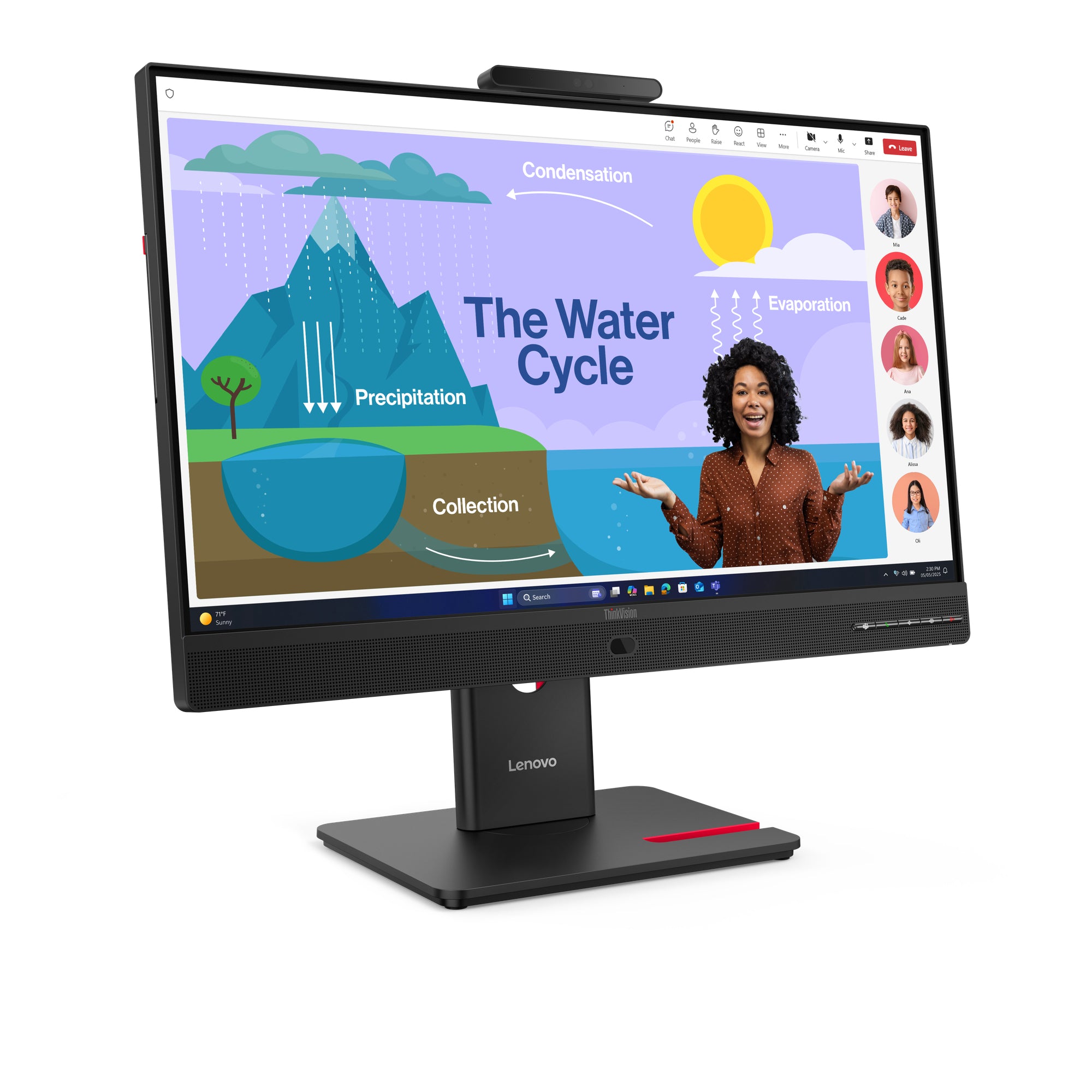 Lenovo ThinkVision T24D-4v 23.8in FHD IPS USB-C Monitor - Image 3
