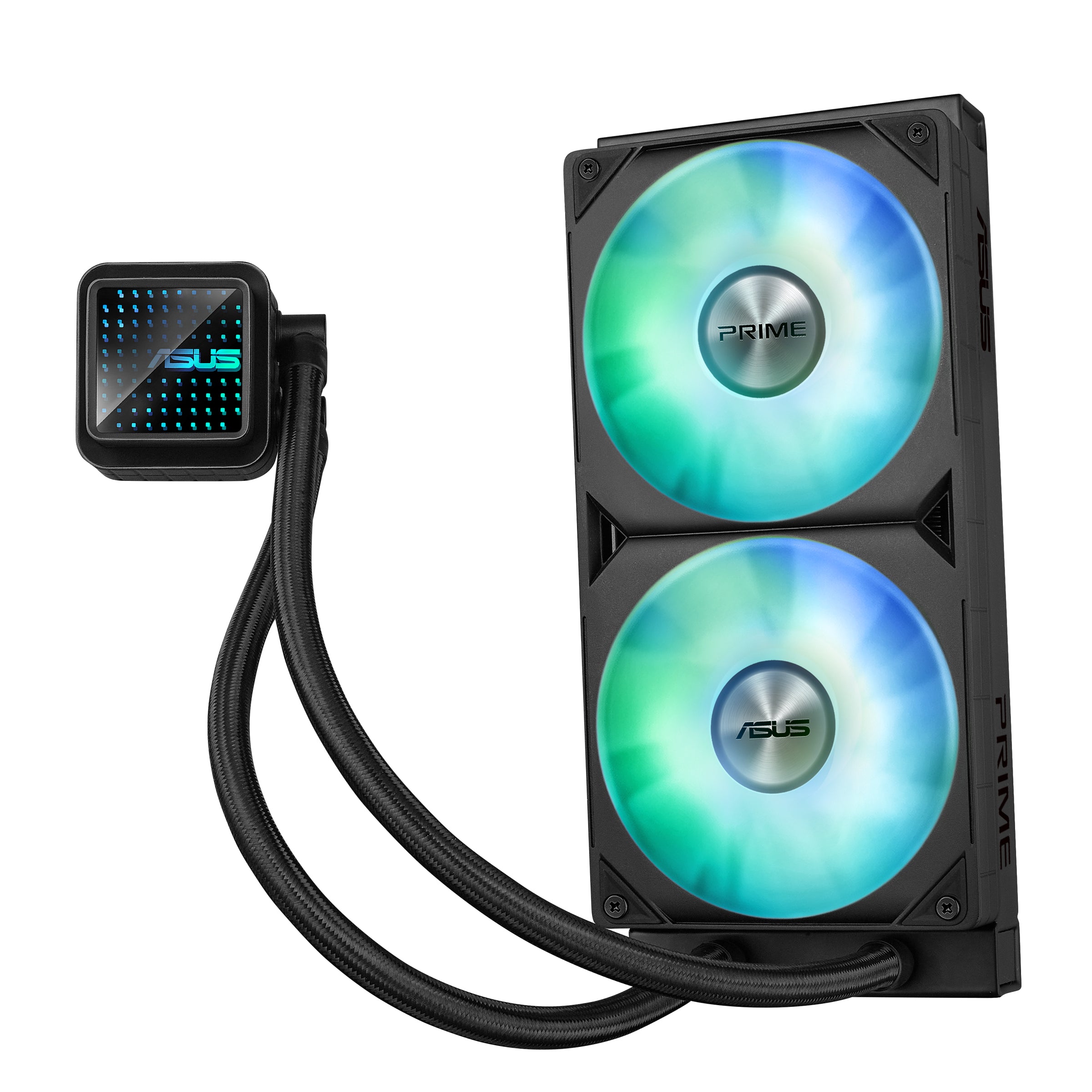 ASUS PRIME LC 240 ARGB AIO CPU Cooler - 2-in-1 Fan - Image 4