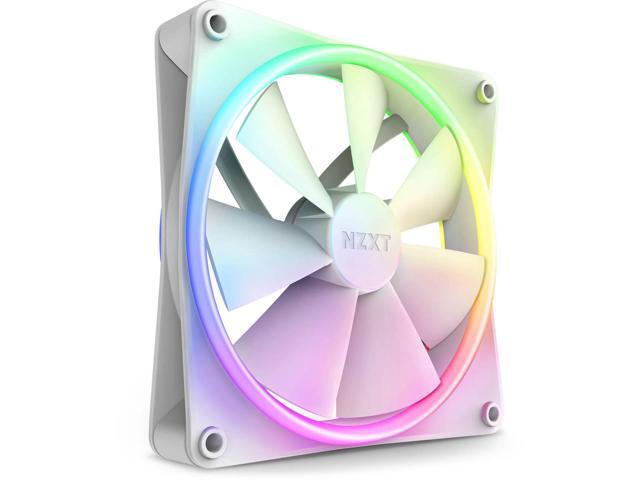 NZXT F140RGB Duo 140mm Dual-Sided RGB Fan White (Single Pack) - Image 2