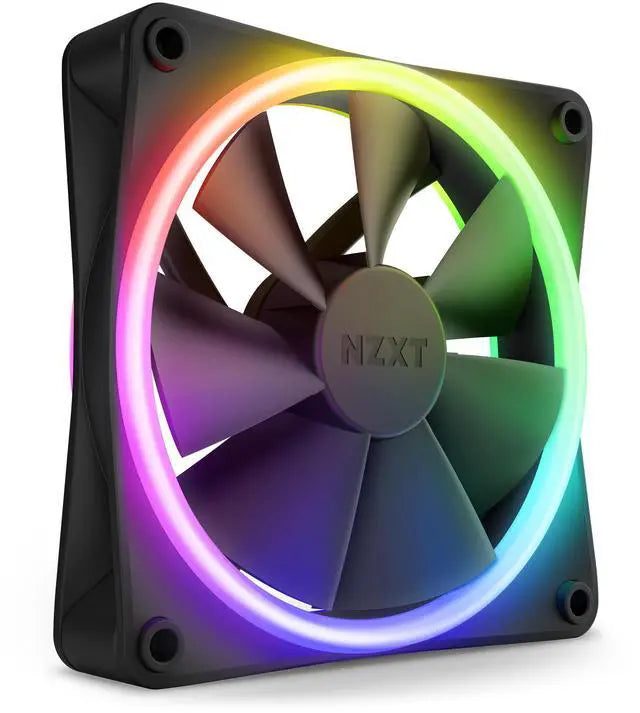 NZXT F120RGB Duo 120mm Dual-Sided RGB Fan Black Single Pack - Image 2