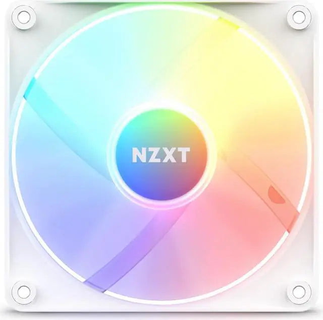 NZXT F120RGB 120mm RGB Case Fan — Single Pack (White) - Image 2