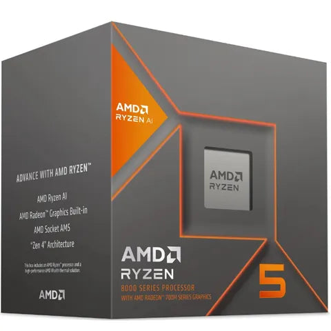 AMD Ryzen 5 8600G 6-Core AM5 CPU 5.0GHz 22MB 65W with Radeon 760M - Image 1