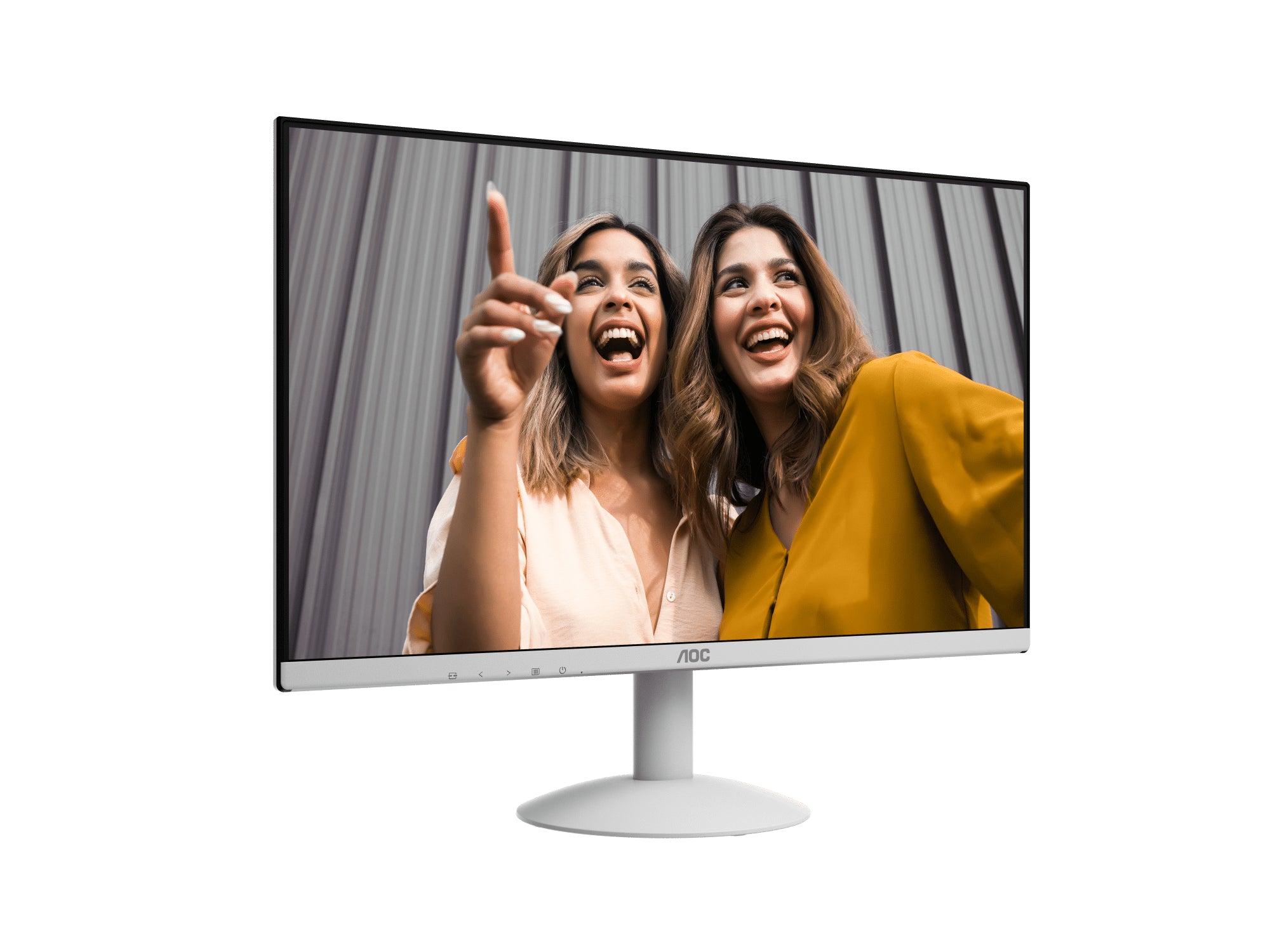 AOC 23.8" 24B30H2 White FHD IPS Monitor — 120Hz 1ms - Image 2