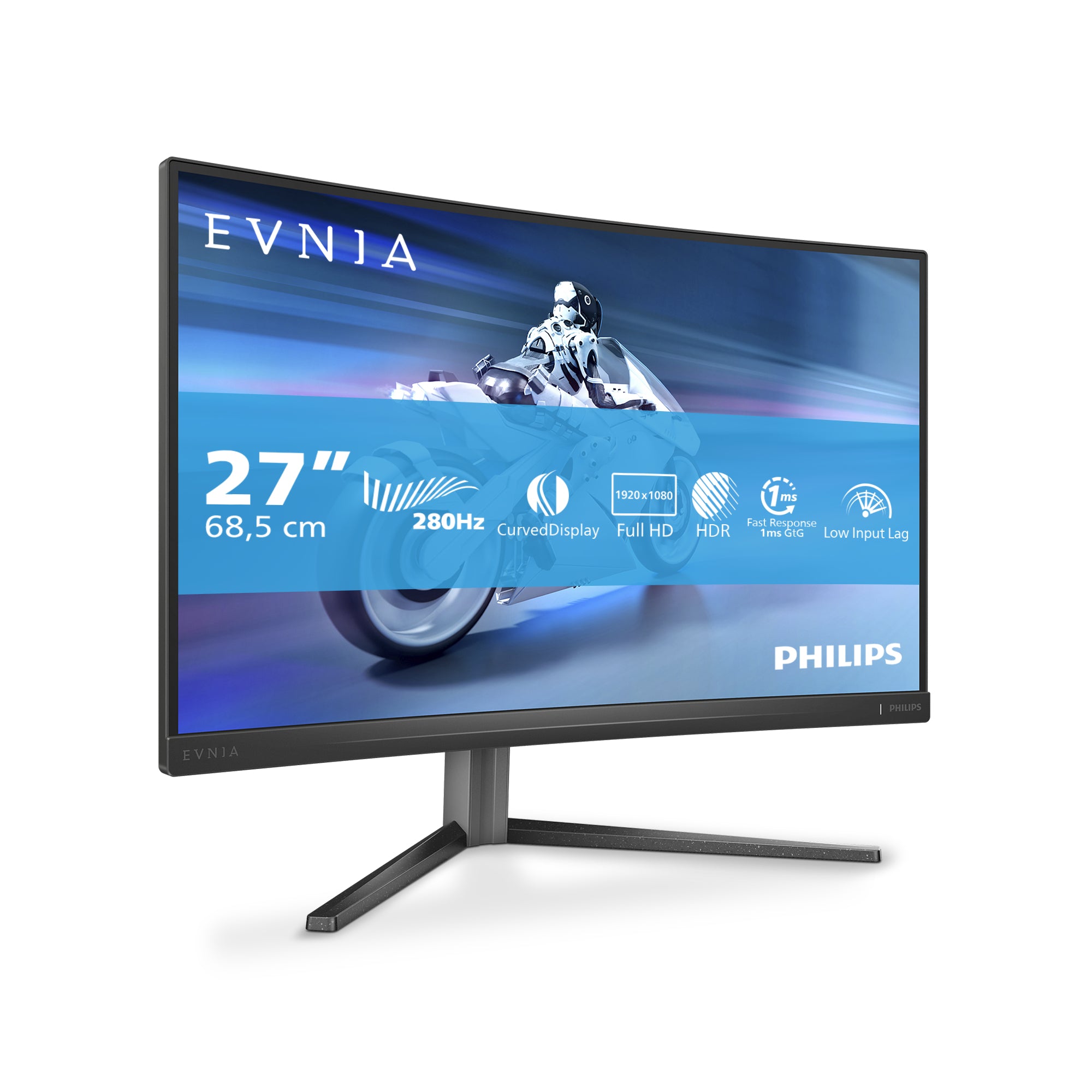 PHILIPS EVNIA 27in Curved 280Hz FHD 0.3ms Gaming Monitor - Image 2