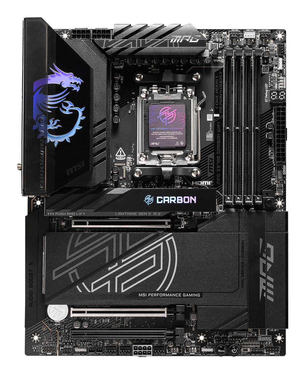 MSI MPG X870E CARBON WiFi Motherboard — High Performance - Image 2
