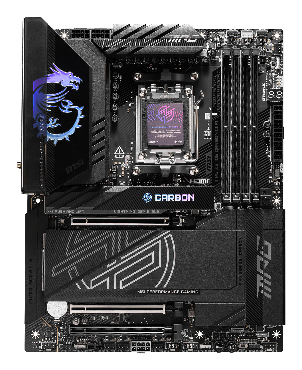 MSI MPG X870E CARBON WiFi Motherboard — High Performance - Image 2