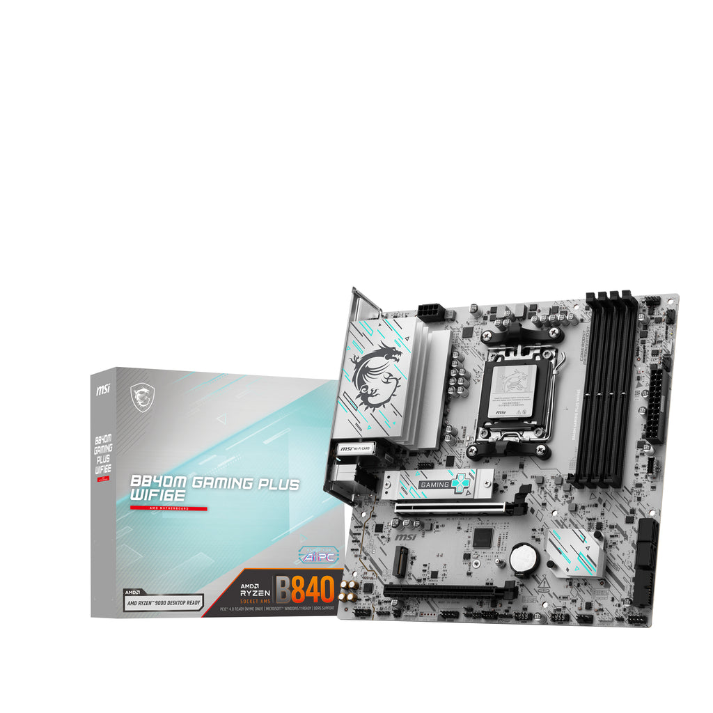 MSI B840M GAMING PLUS WIFI6E Motherboard — Wi-Fi 6E Ready - Image 7