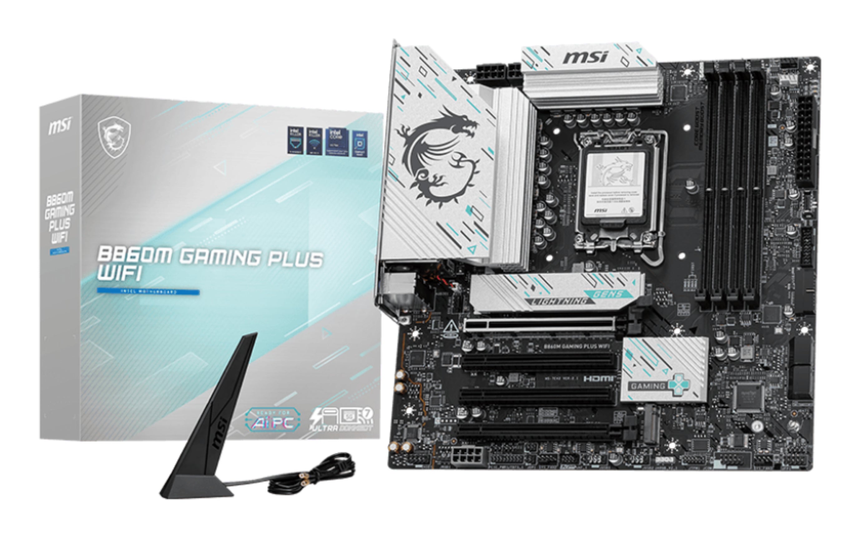MSI B860M GAMING PLUS WIFI Motherboard — Gaming Wi-Fi - Image 1