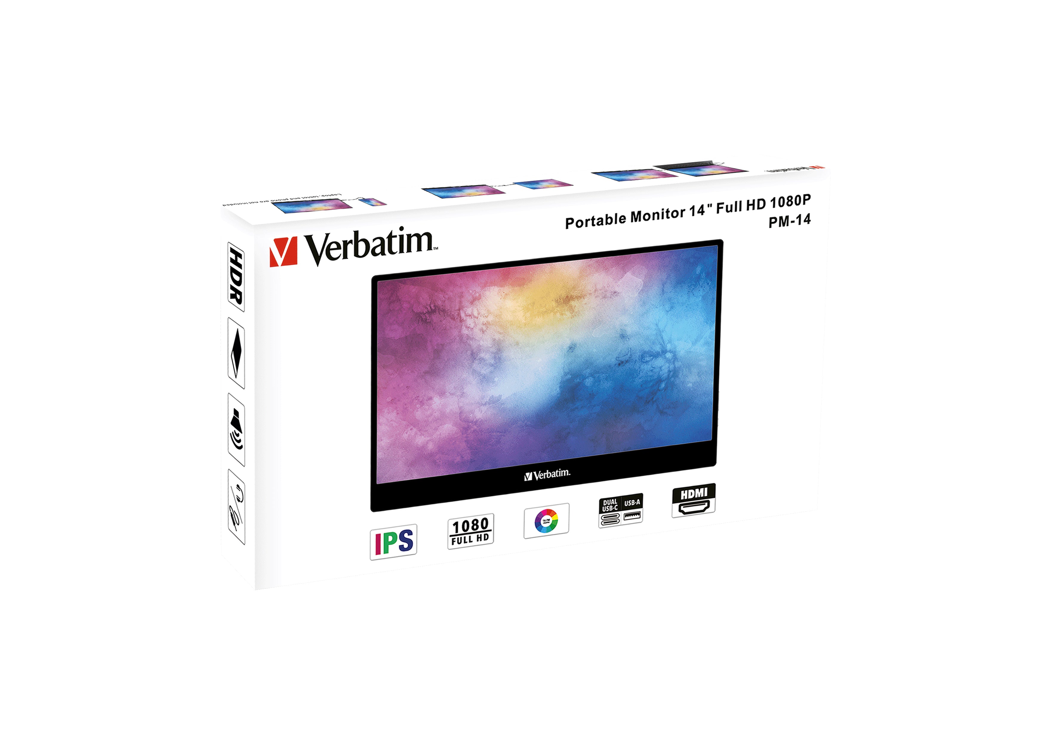 Verbatim 14-inch Portable Monitor — Full HD 1080p Display - Image 5
