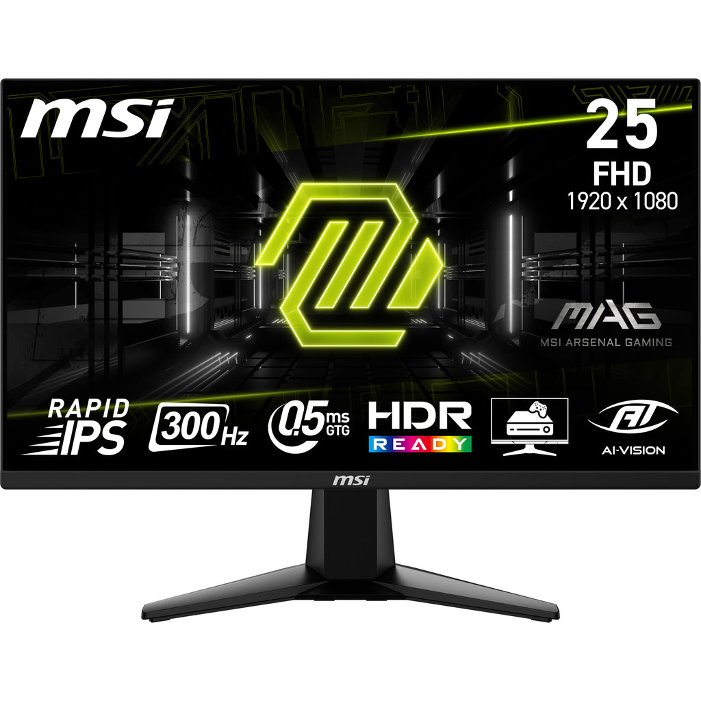 MSI 24.5" Flat FHD IPS Gaming Monitor — 300Hz 0.5ms - Image 1