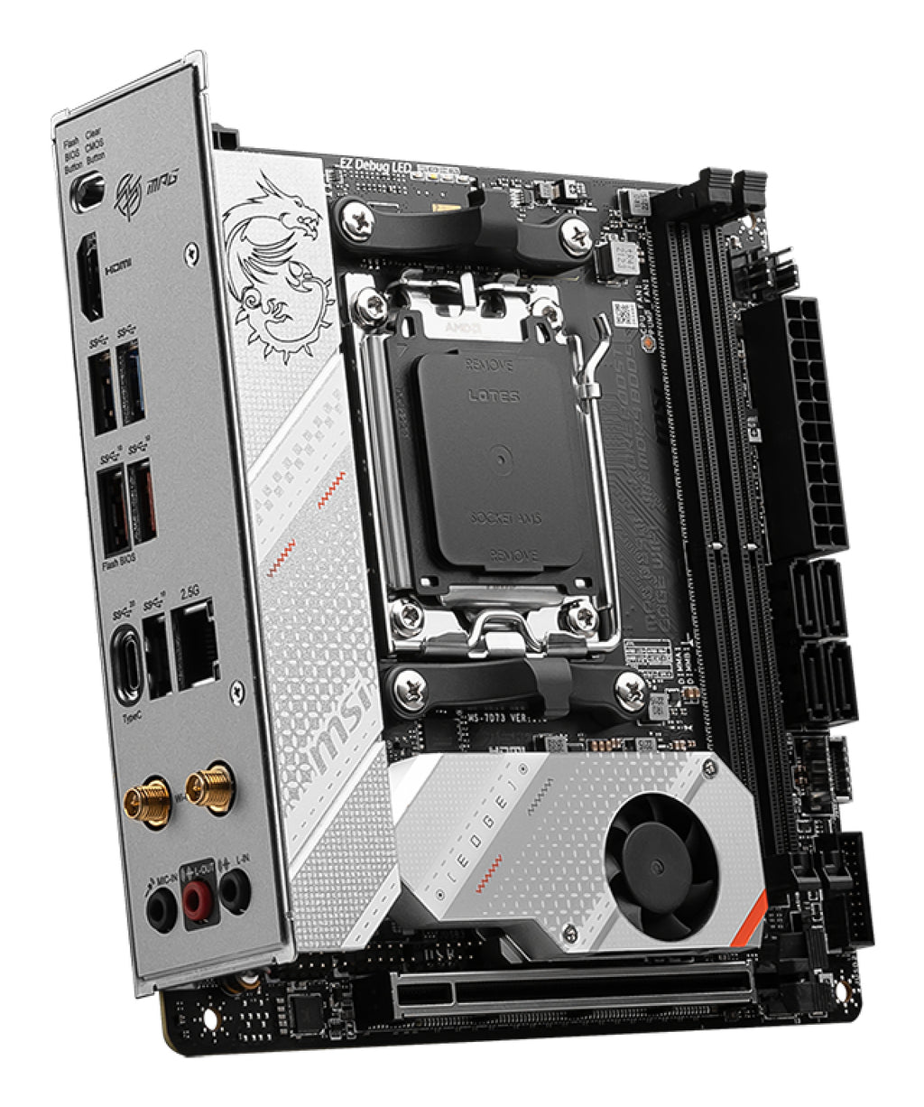 MSI MPG B650I EDGE WIFI Motherboard — Wi-Fi Enabled PC Component - Image 4