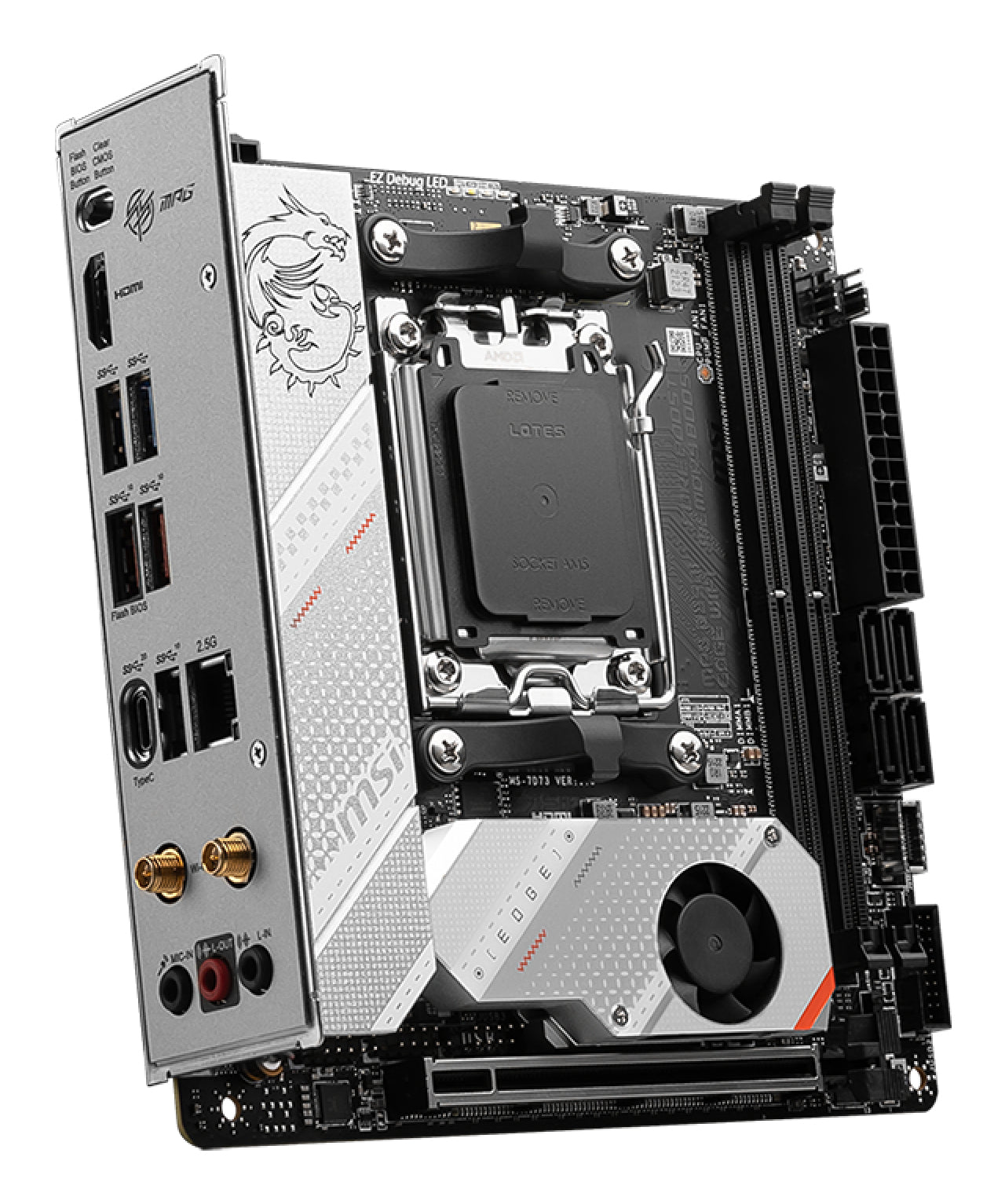 MSI MPG B650I EDGE WIFI Motherboard — Wi-Fi Enabled PC Component - Image 4