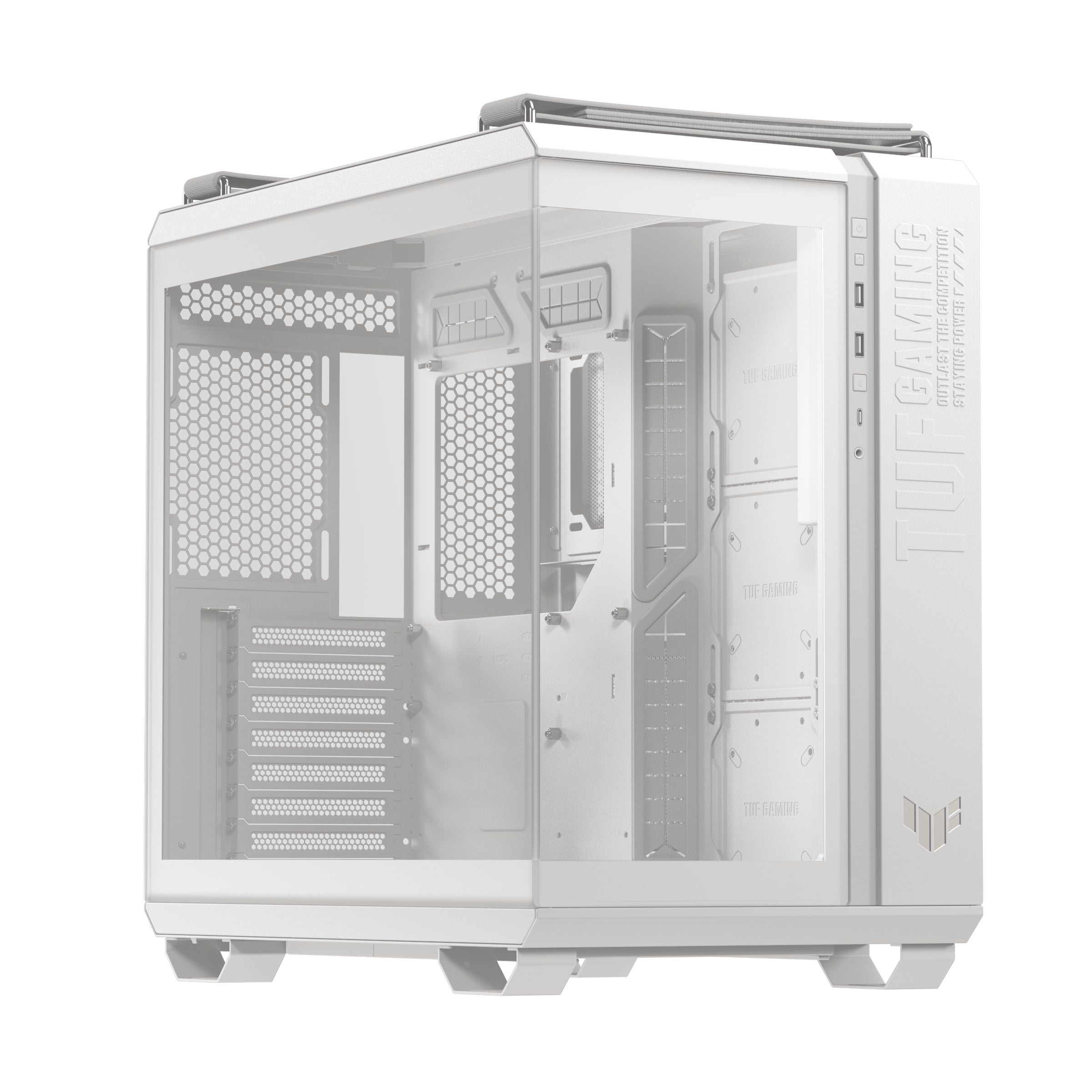 ASUS TUF Gaming GT502 Horizon White PC Chassis - TUF Edition - Image 1