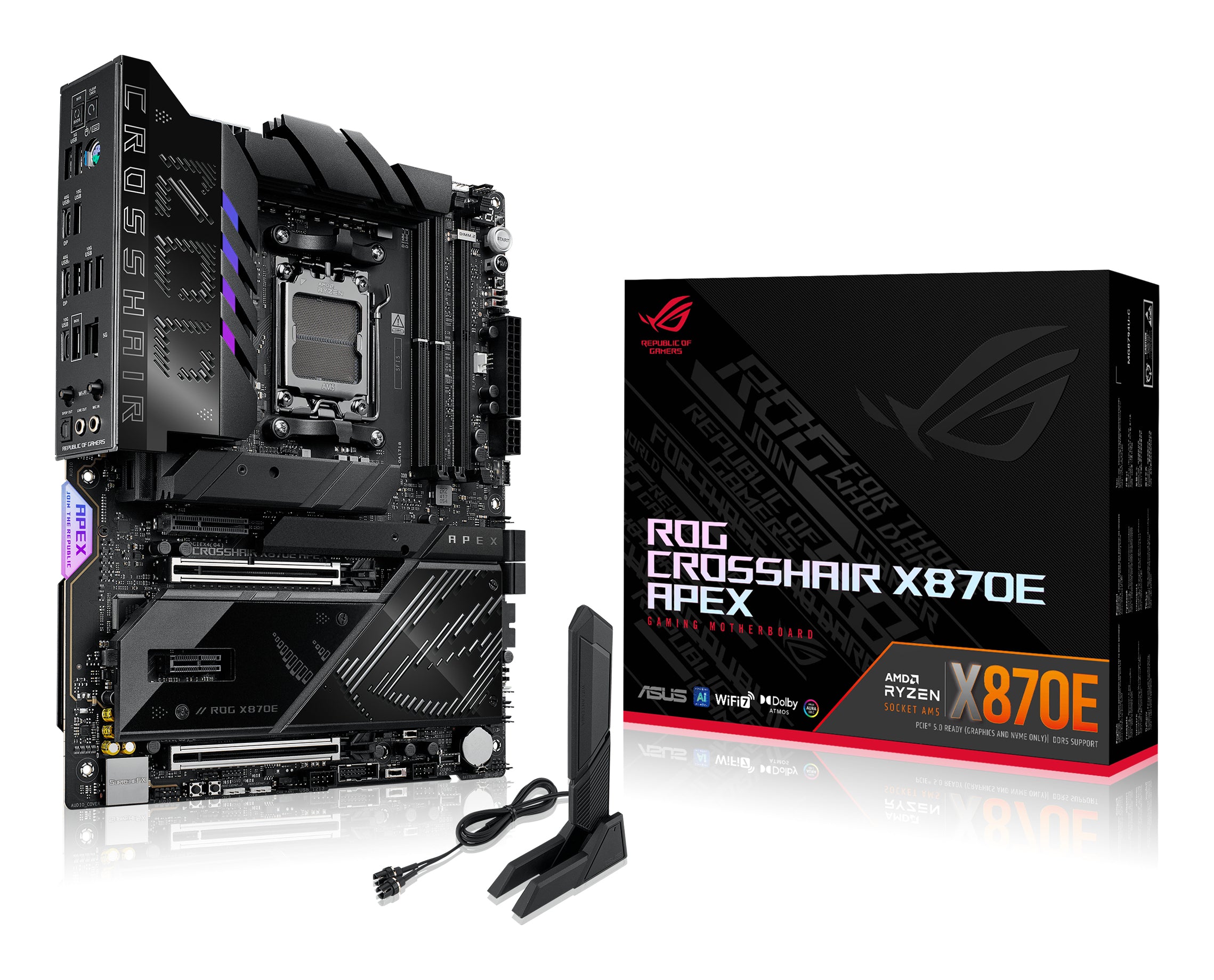 ASUS ROG CROSSHAIR X870E APEX Motherboard — Enthusiast PC - Image 1
