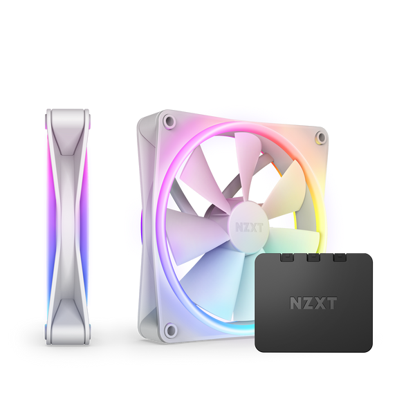 NZXT F140RGB Duo 140mm Dual-Sided RGB Fans Twin Pack - Image 2