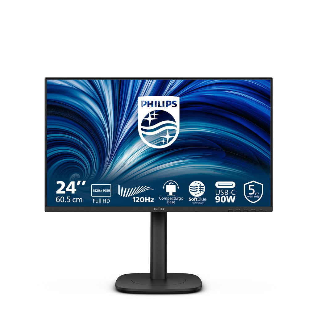 Philips 24B2U3301 23.8in 120Hz FHD USB-C 90W Business Monitor - Image 1