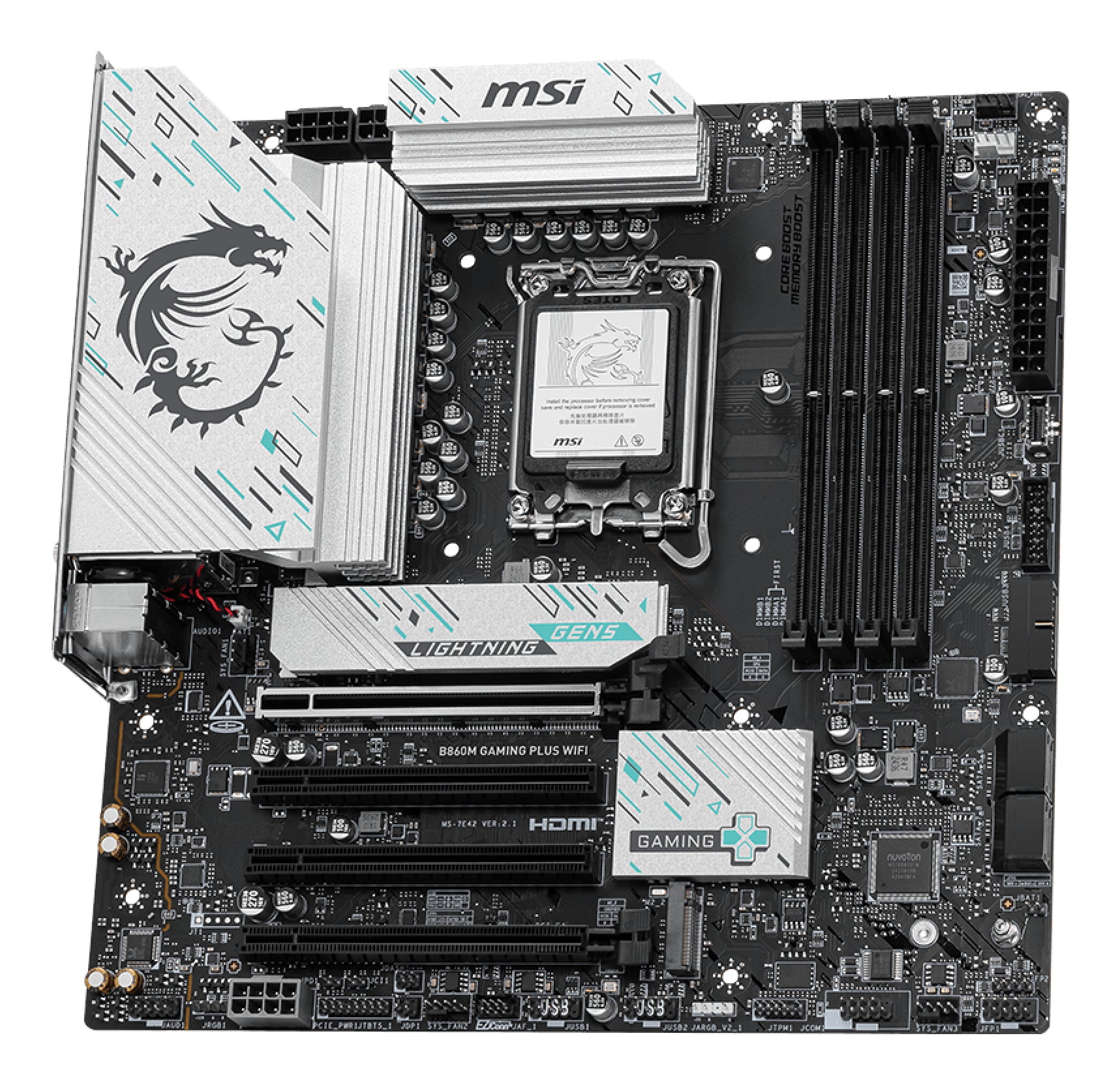 MSI B860M GAMING PLUS WIFI Motherboard — Gaming Wi-Fi - Image 3