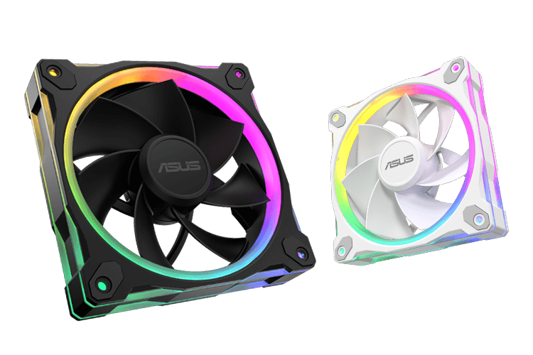 ASUS Prime MR120 Reverse ARGB Fan - White Single Pack - Image 1