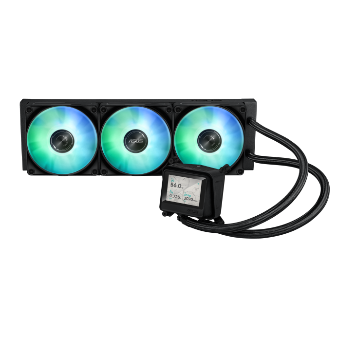 ASUS AYW LC360 ARGB AIO CPU Cooler with 2.4-inch IPS LCD - Image 3
